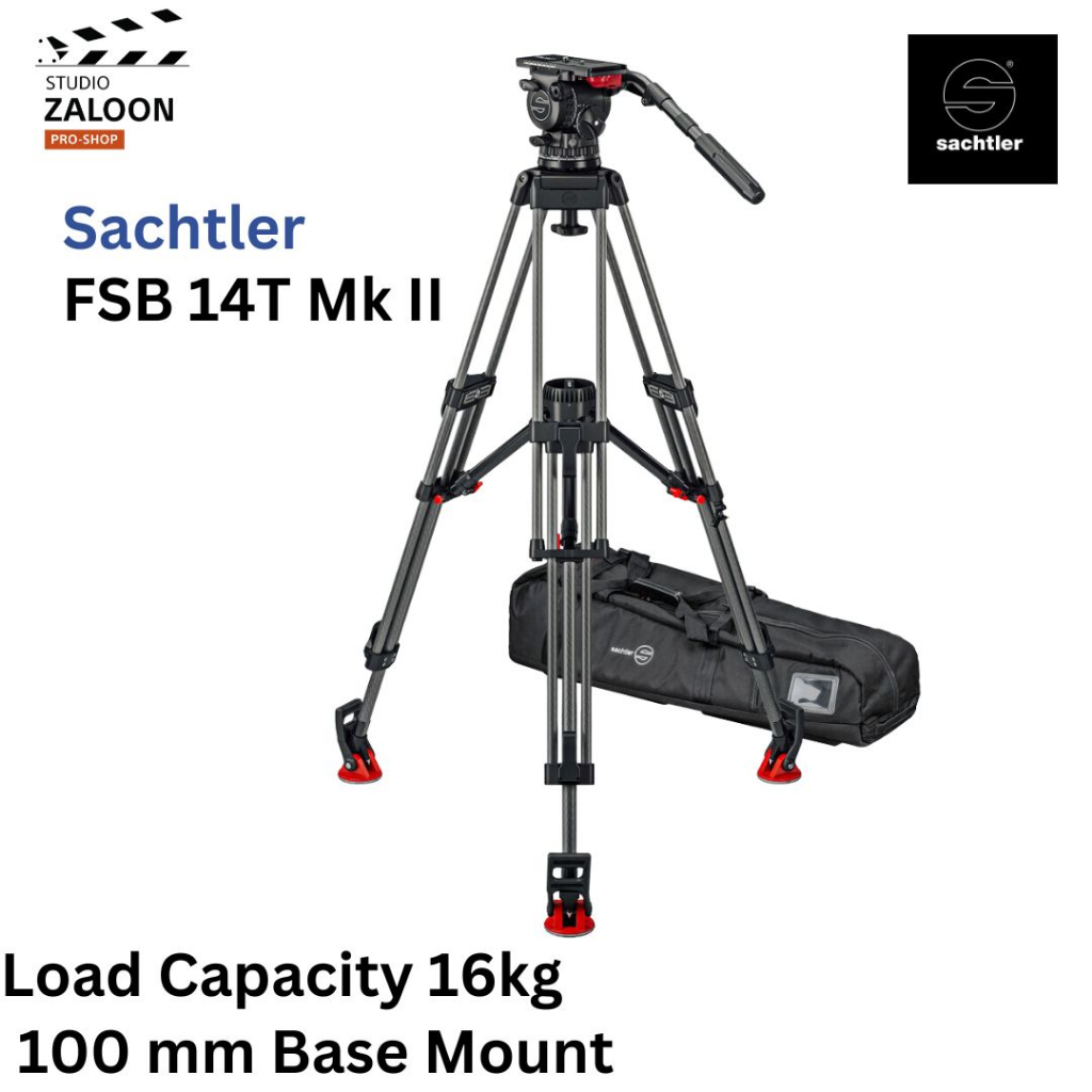 Sachtler Fsb 14t Mk Ii 100mm Touch And Go Head With Eng 2 Carbon Fiber