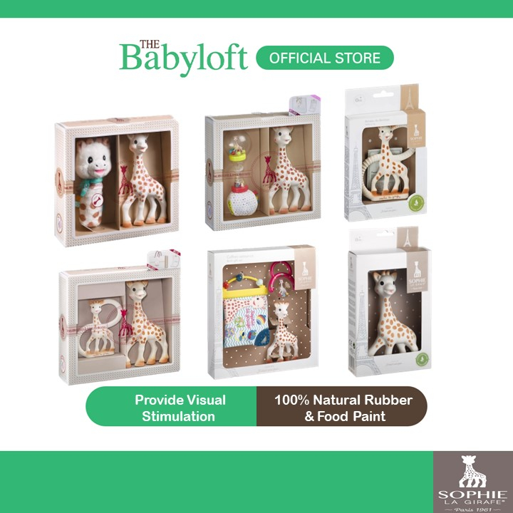 thumbnail image 2 of Sophie The Giraffe French Baby Teether By Vulli - Authentic With Code, White/Brown 2 of 4