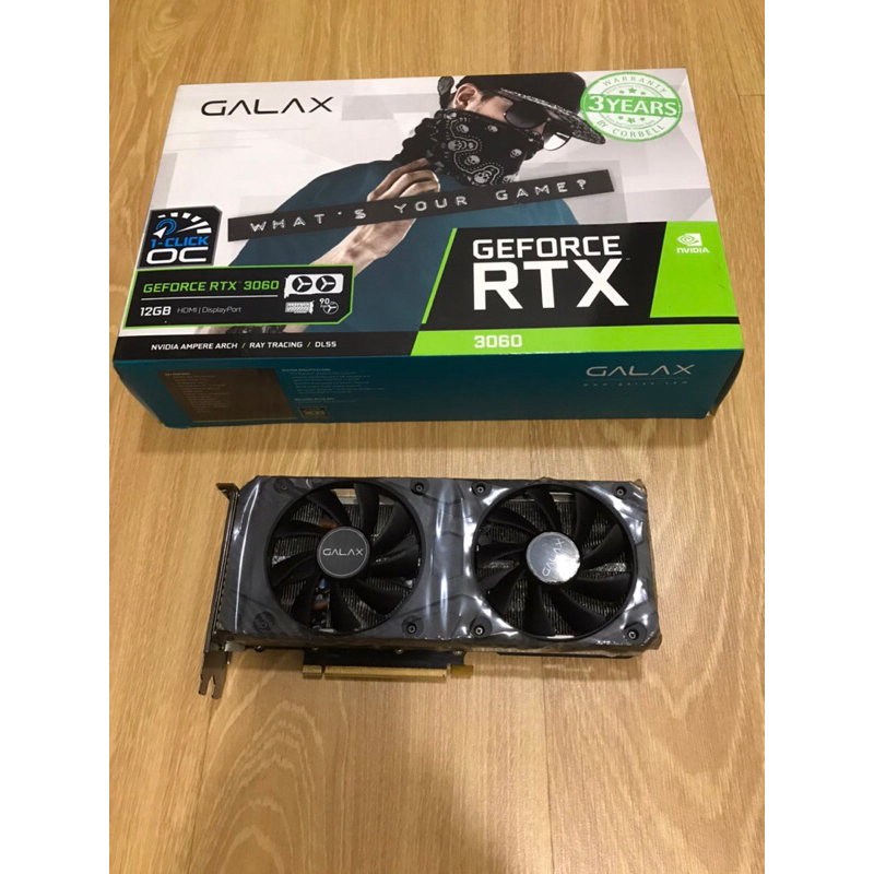 Galax RTX3060 12GB 3xDP 1xHDMI USED | Shopee Malaysia