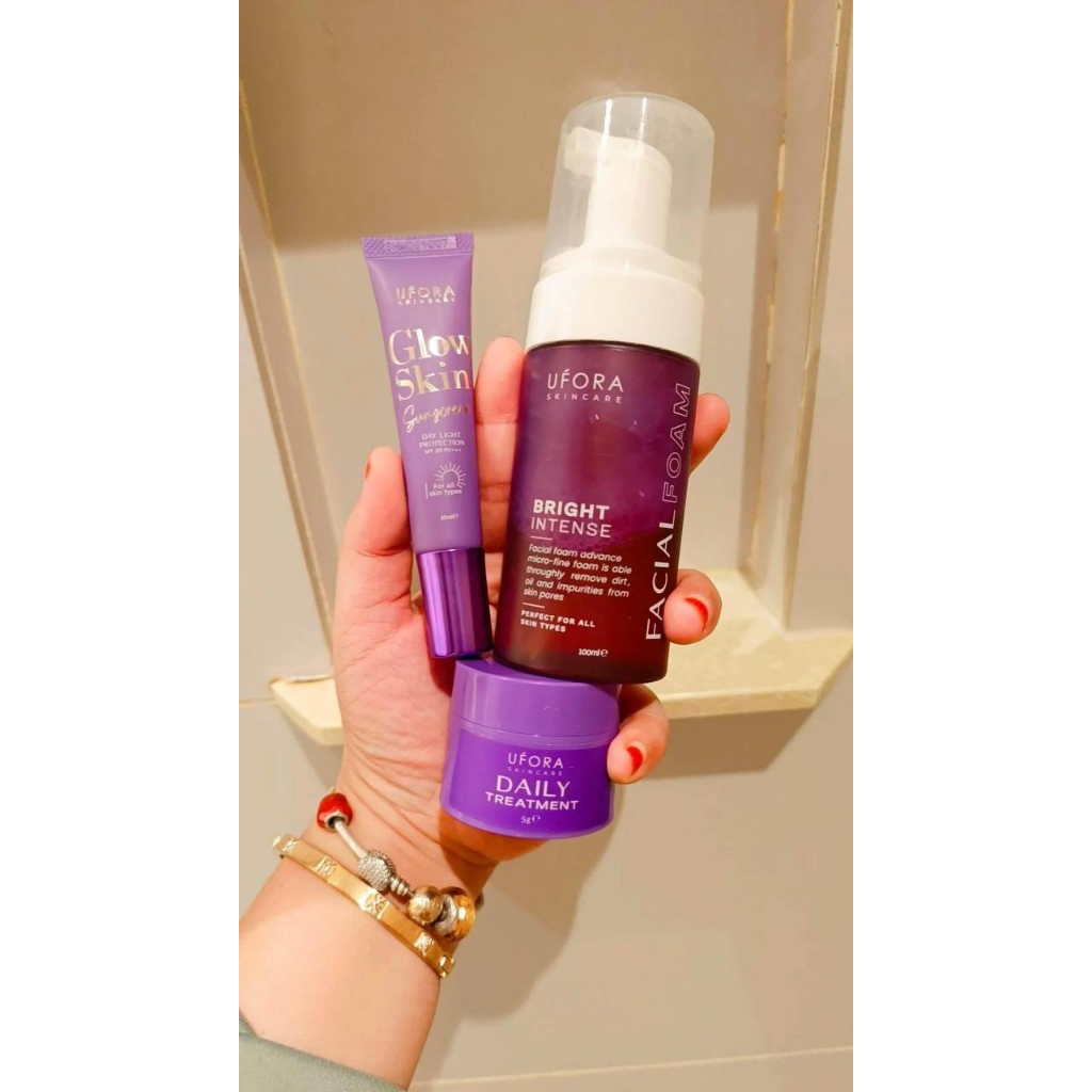[ORIGINAL HQ] UFORA FACIAL FOAM CLEANSER/ UFORA DAILY TREATMENT/ UFORA ...