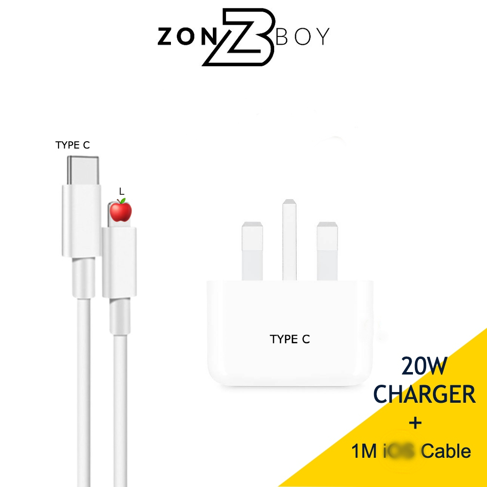 COMBO SET 20W / 35W Power Adapter Type C GaN Charger USB C Adaptor with