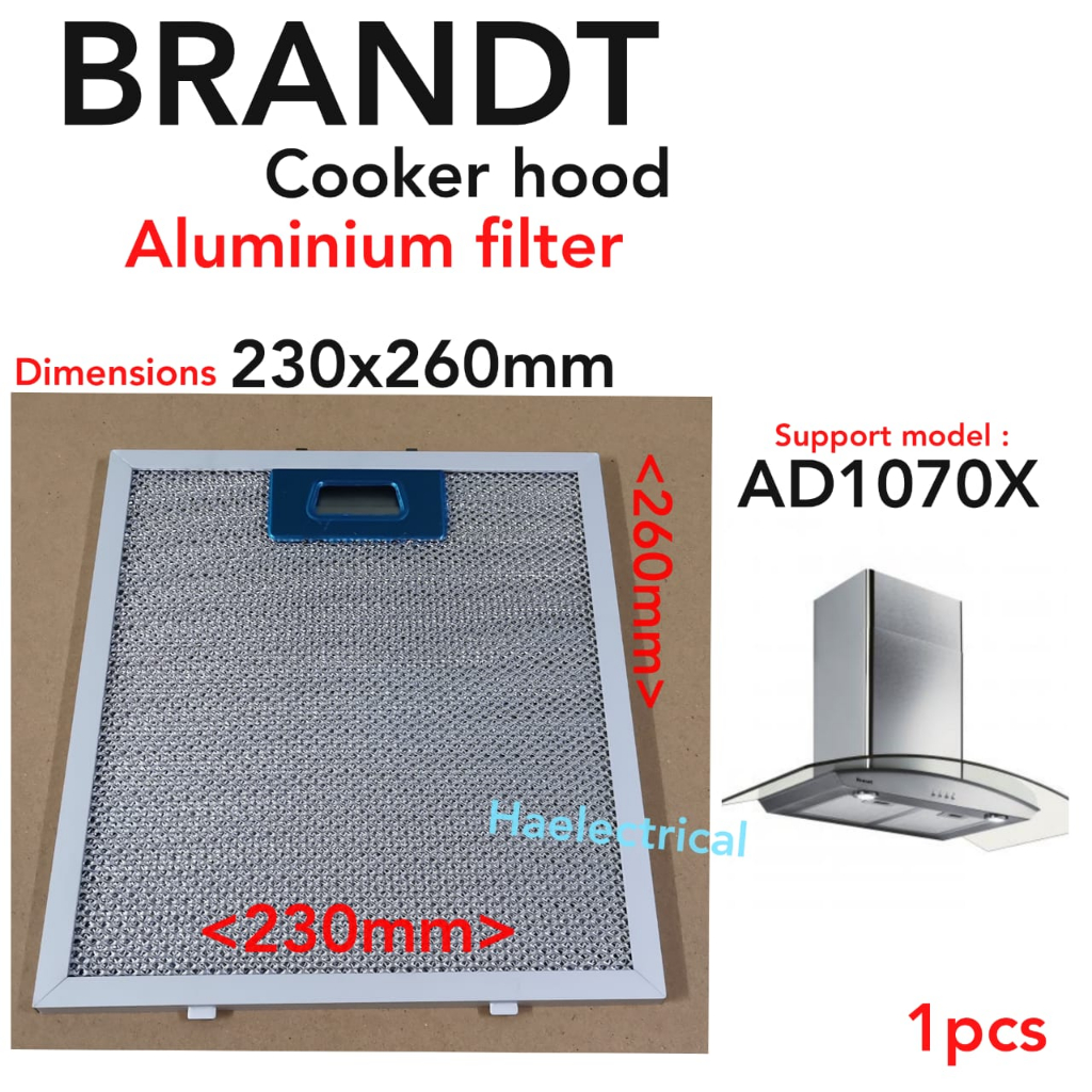 BRANDT Cooker Hood Aluminium Filter For BRANDT AD1070X Shopee Malaysia