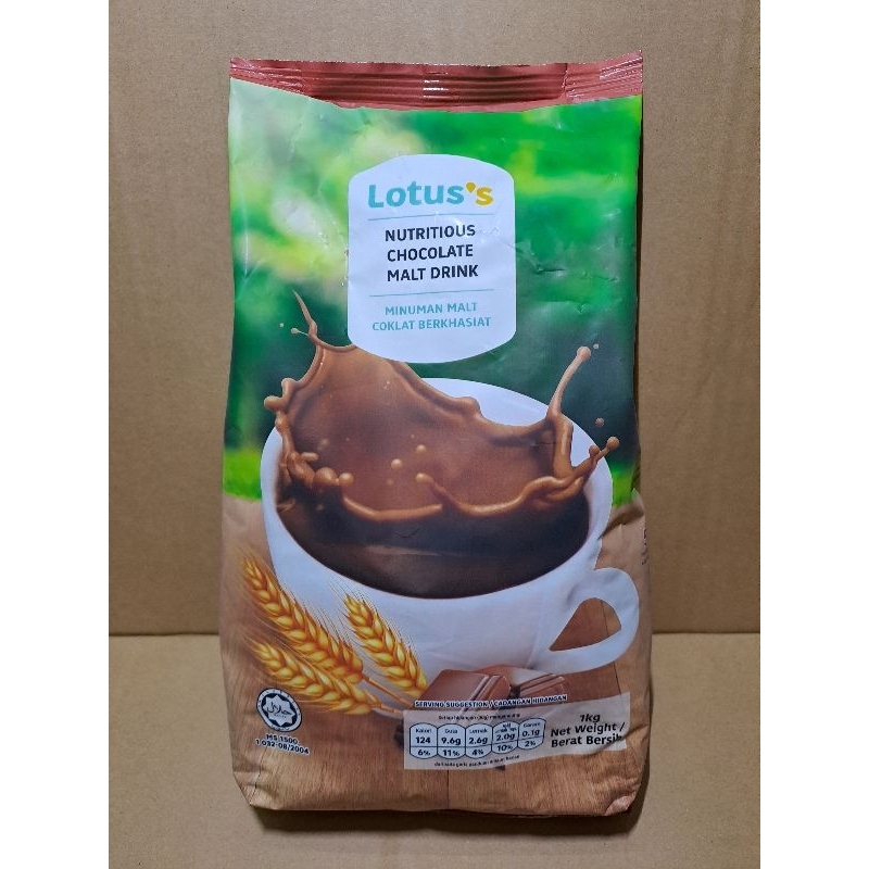 NUTRITIOUS CHOCOLATE MALT DRINK 1KG(LOTUS) Shopee Malaysia