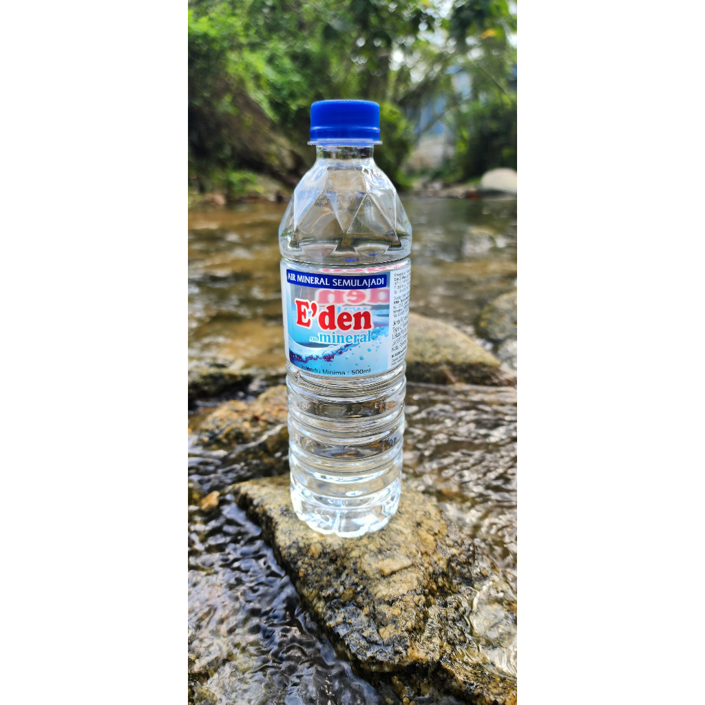 E'DEN Mineral Water / Air Mineral 5/10 cartons x 500ml x 24 bottles