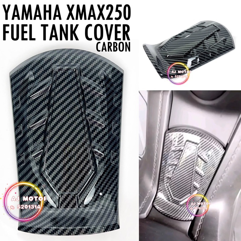 YAMAHA XMAX250 XMAX FUEL TANK COVER COLOUR CARBON PENUTUP CAP TANGKI