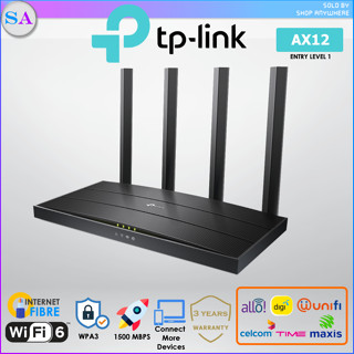 TP-Link Archer AX12 AX1500 Dual Band Gigabit WiFi 6 Wireless Router ...