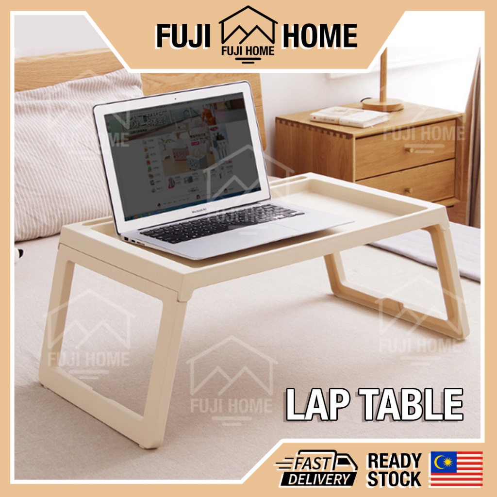 🏠READY STOCK🏠Plastic Foldable Anti-slip Laptop Study Table Foldable ...