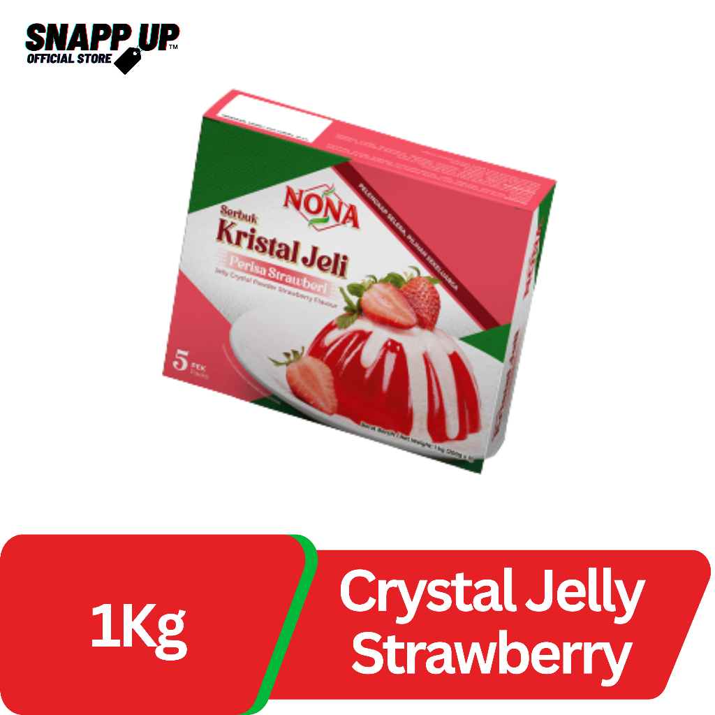 Nona Crystal Jelly Strawberry Flavour 1Kg Shopee Malaysia