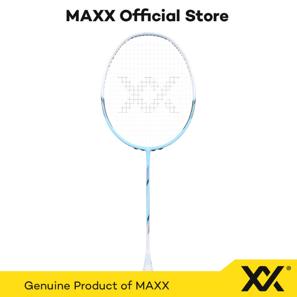 MAXX Badminton Racket XANIA X1 (FREE String + Grip + Single Zip Bag