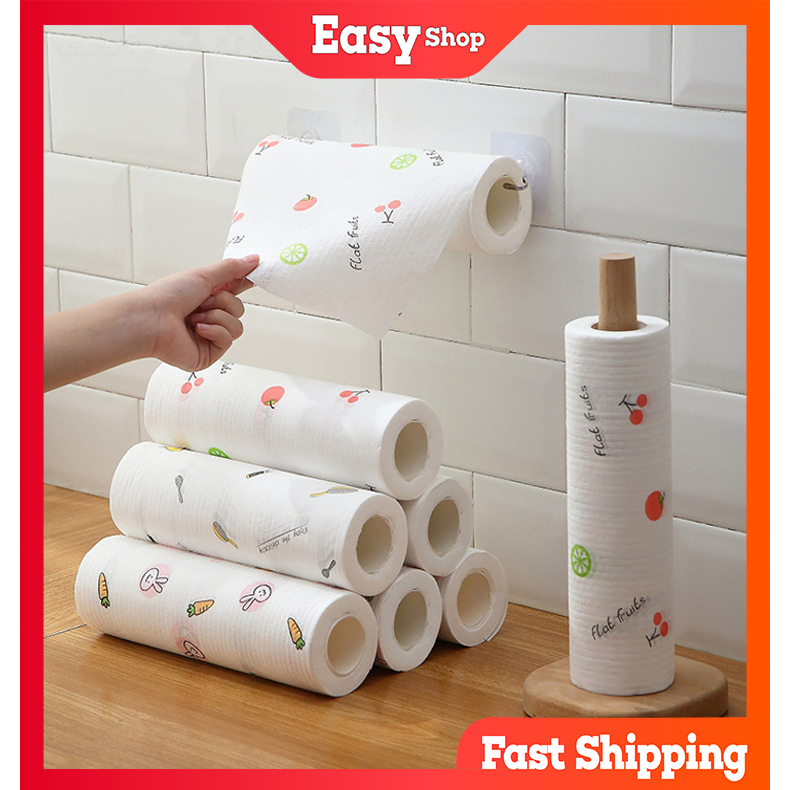 EASY Multipurpose Washable Reusable Kitchen Towel Roll Tissue Kain Lap