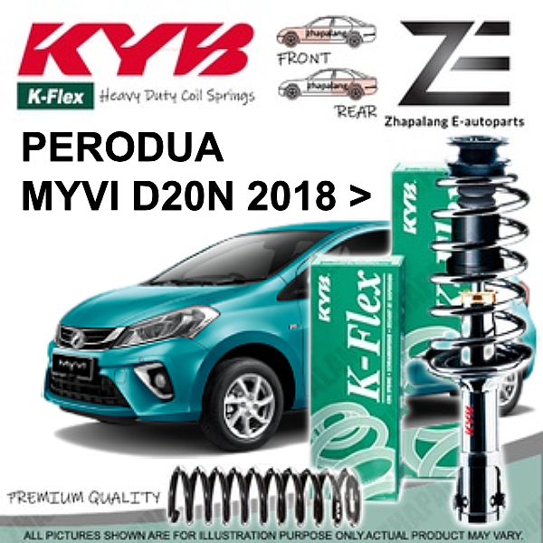 Kayaba K-Flex Coil Spring Perodua Myvi D20N Front/Rear [KYB KFlex] 2018 ...