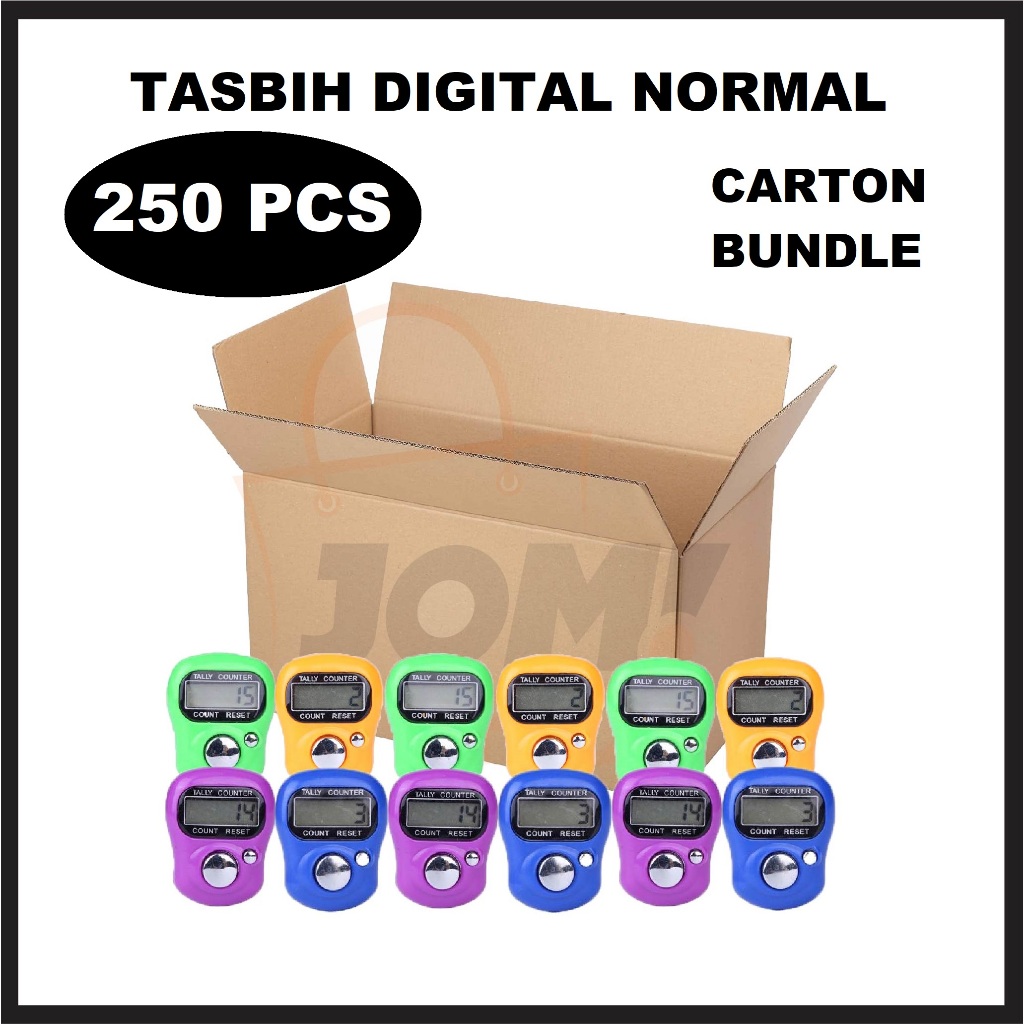 KL Stock Tasbih Digital Counter Electronic USB Rechargeable LED