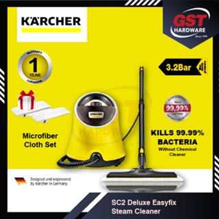 Karcher Steam Cleaner SC2 Deluxe Easyfix, Kills 99.99% Of Viruses &  Bacterial Without Chemical, Pembersih Wap