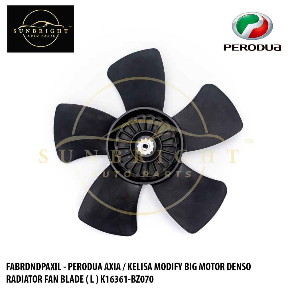PERODUA AXIA / KELISA MODIFY BIG MOTOR DENSO RADIATOR FAN BLADE ( L ...