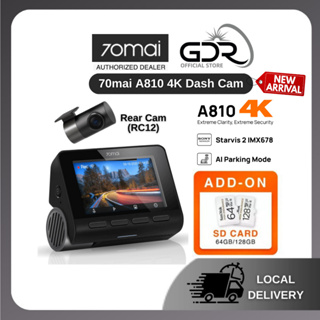 70mai A810 4K Starvis 2 dashcam now in Malaysia 