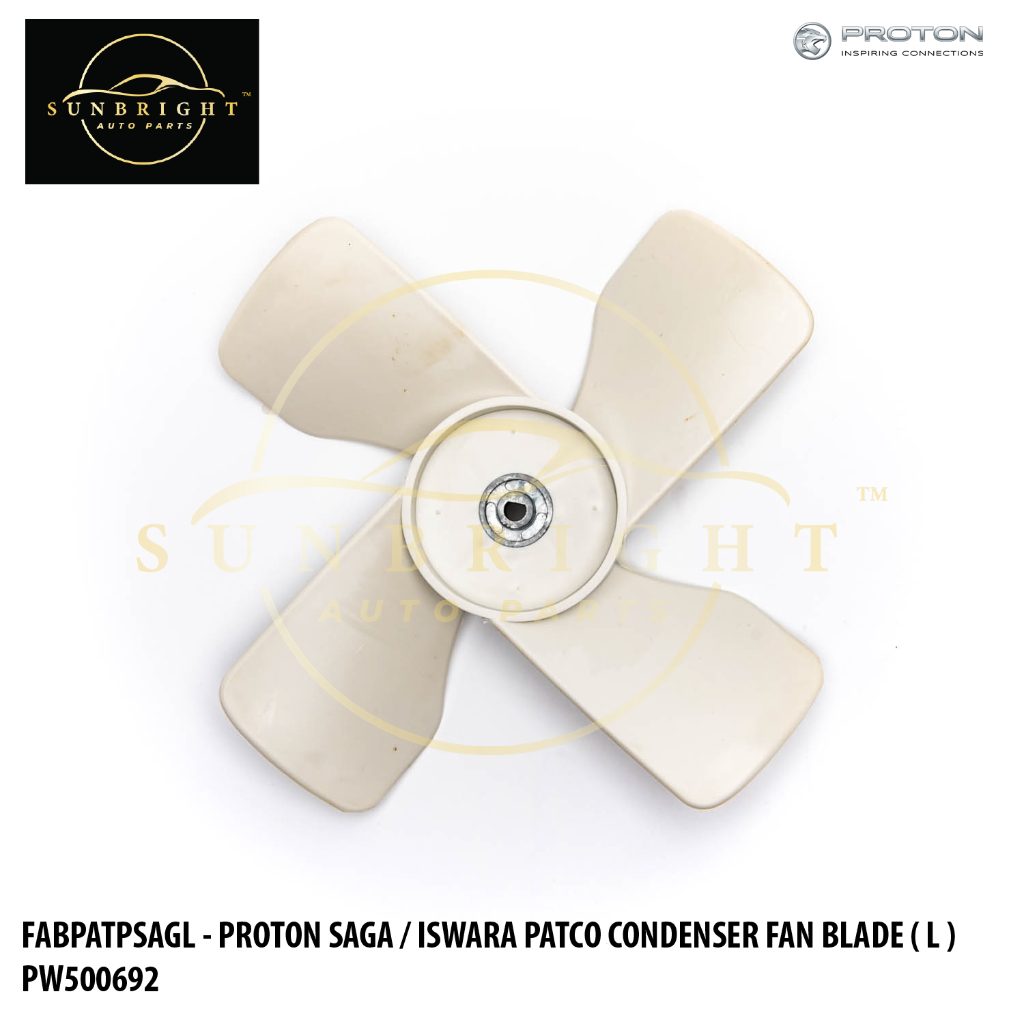 PROTON SAGA / ISWARA PATCO CONDENSER FAN BLADE ( L ) PW500692 | Shopee ...