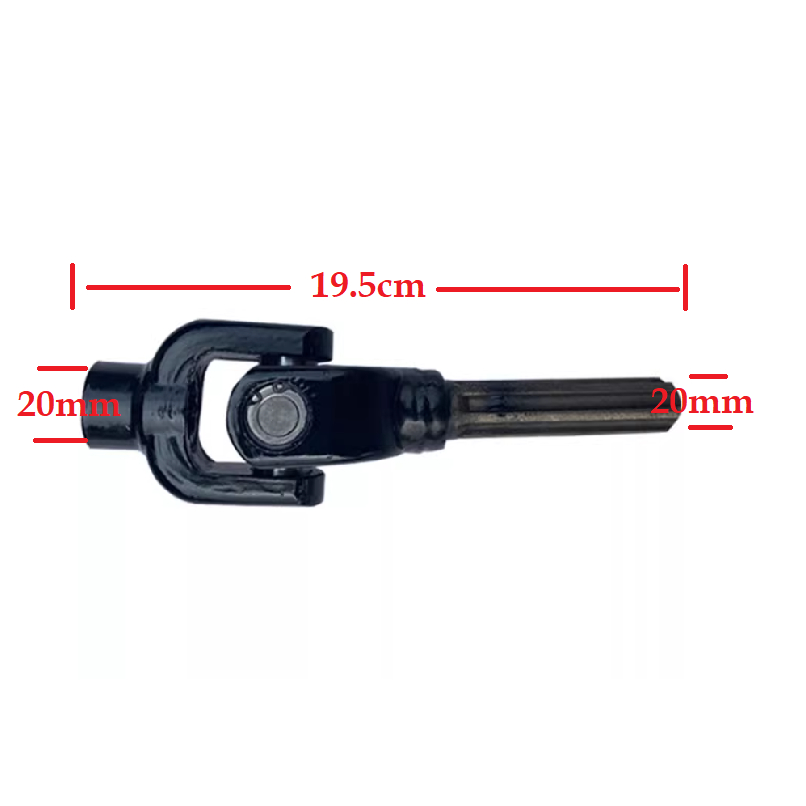 Heavy Duty Universal Coupling 6T 20mm Key Long Shaft Connection Axle ...