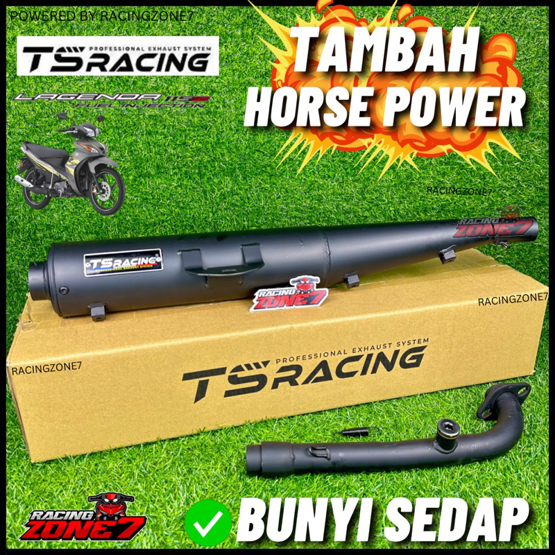 TS RACING EXHAUST SRL115Fi Standard Racing 28mm 32mm/ Lagenda 115 Fi Ts ...