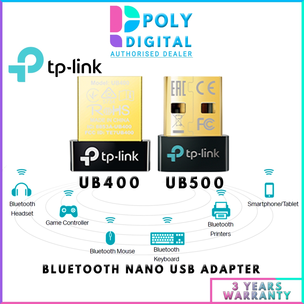 TP-Link UB400 /UB500 / UB4A / UB5A Bluetooth 4.0 / 5.0 Wireless Mini ...