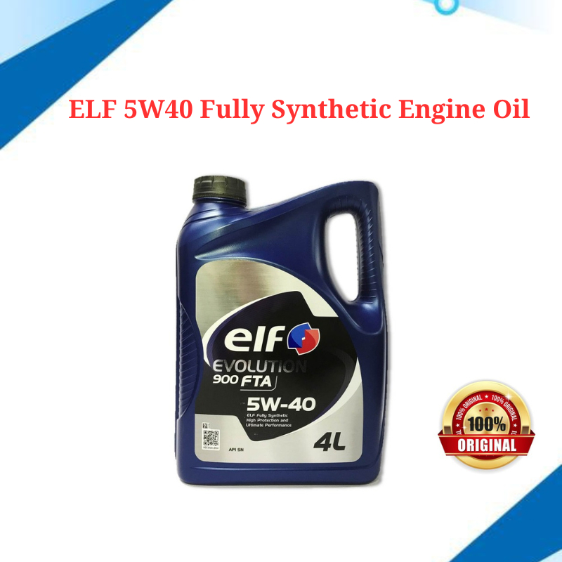 ELF 5W40 4L Fully Synthetic Engine Oil Shopee Malaysia
