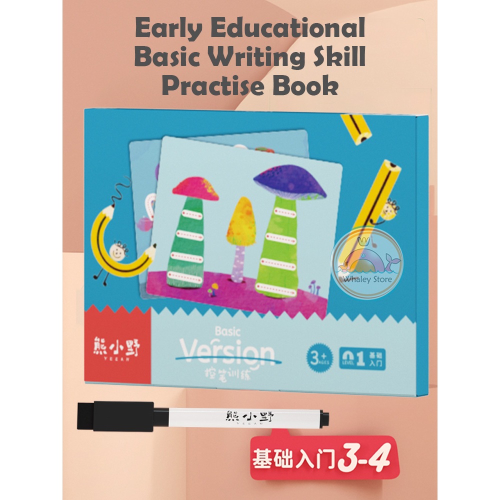 (Ready stock) Early Educational Basic Writing Skill Practise Book ...