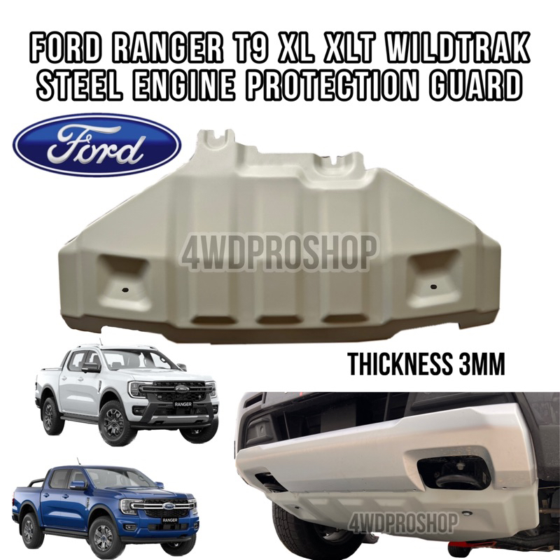 NEW FORD RANGER T9 STEEL BESI ENGINE PROTECTION GUARD RAPTOR DESIGN XL ...