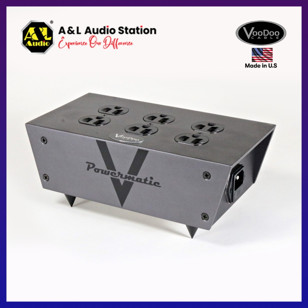 VooDoo Cable Powermatic 6 AC Power Distributor Handcrafted in the USA