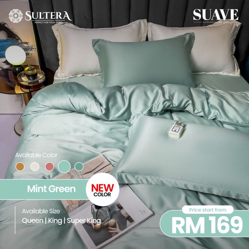 Bedsheet SUAVE The Sultera Cadar Hotel Fitted Bedsheet Bedding Sets Bedsheet King Queen Pillows White Stripe Shopee Malaysia