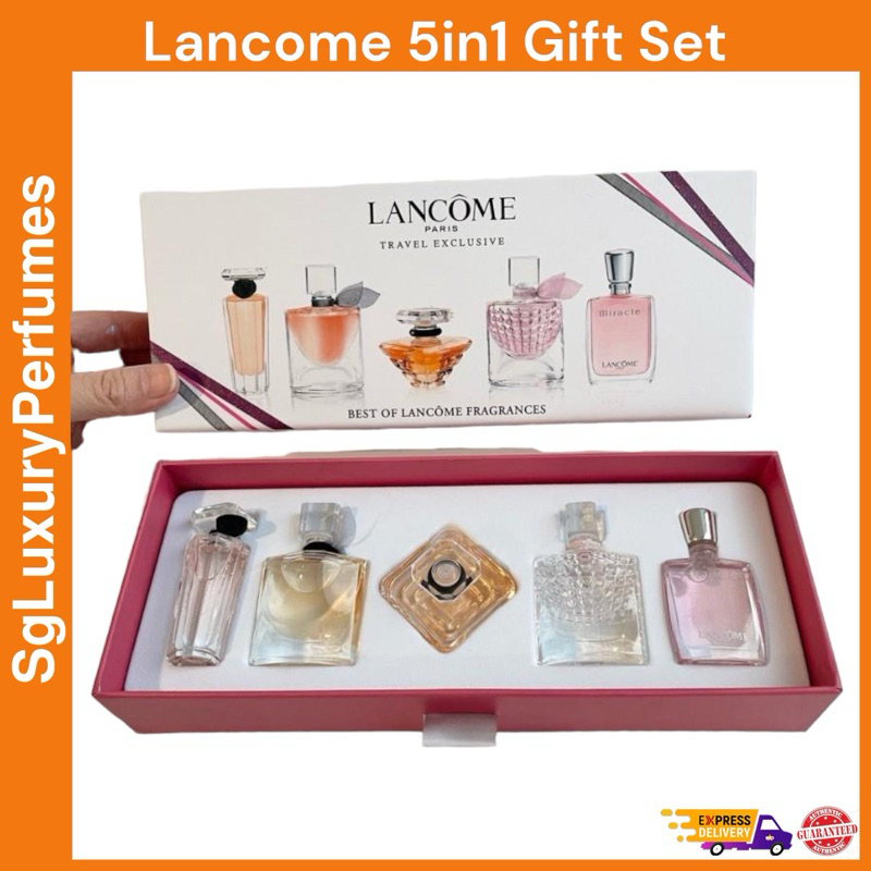 anc me 5in1 Travel Miniatures Exclusive Perfume Gift Set With Paper Bag