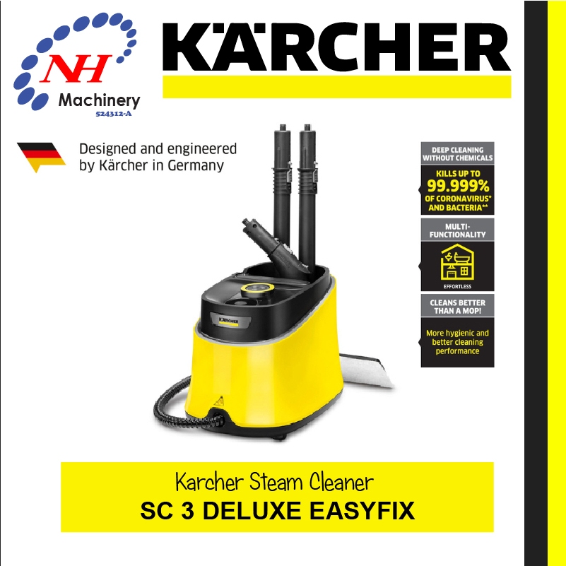 Karcher SC 3 Deluxe EasyFix Steam Cleaner Shopee Malaysia