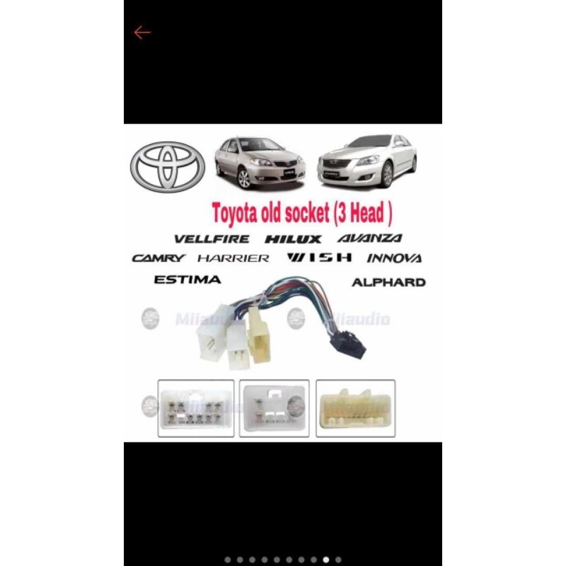 TOYOTA PLUG AND PLAY SOCKET Shopee Malaysia