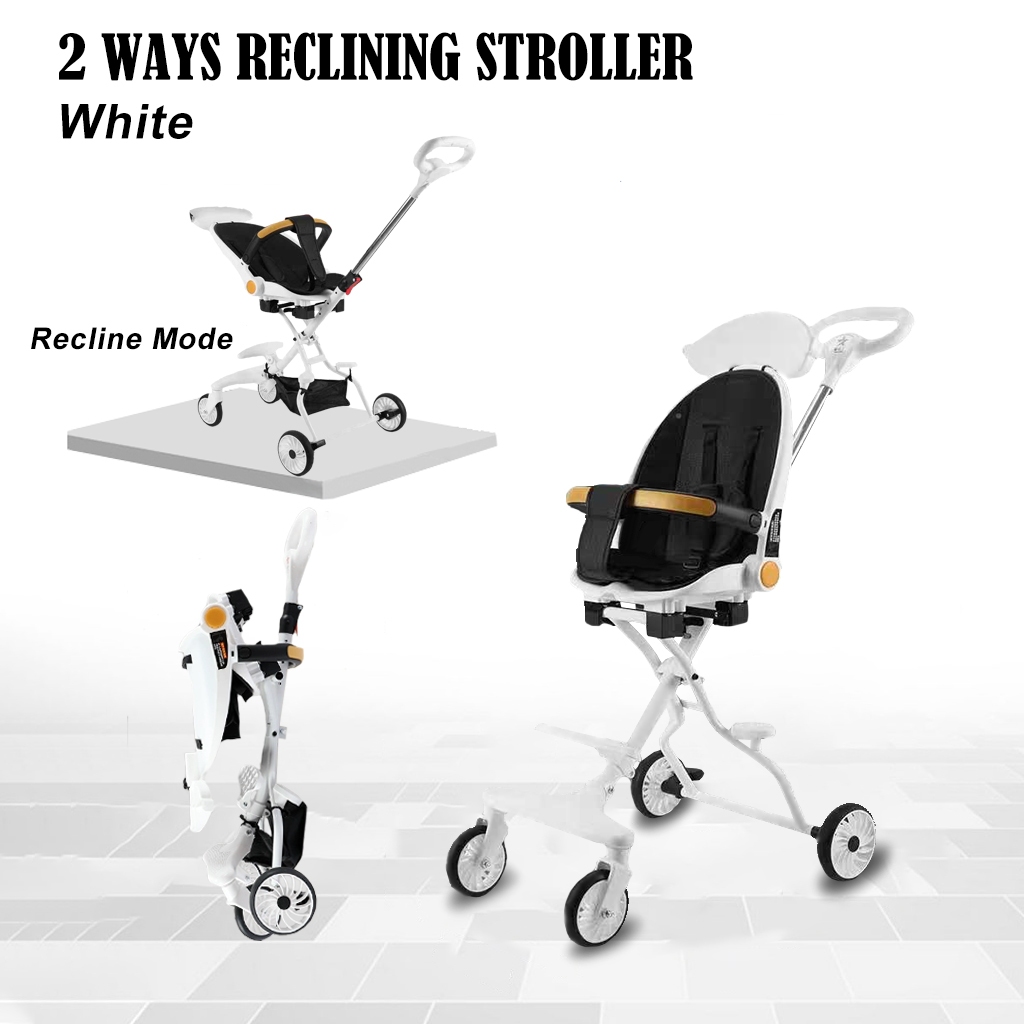 🔥Free Ship🔥 Stroller Baby Big 4 Wheels Lightweight Foldable Stable Soft Seat Kids Magic