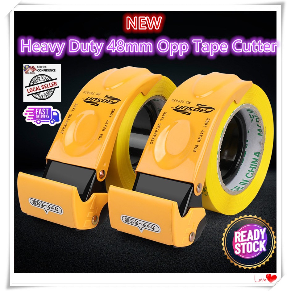 PROSUN 48MM Tape Cutter Dispenser Heavy Duty High Quality Metal OPP
