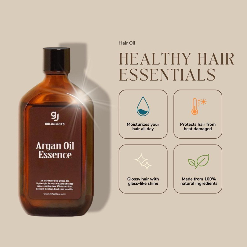 GOLDILOCKS Korean Argan Oil Essence 100ml（Clear Stock Price) Shopee