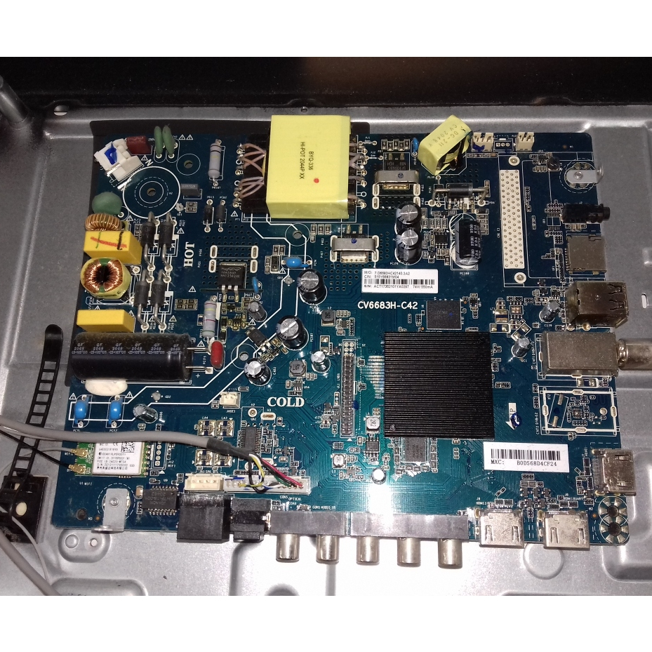 HAIER LE43K6600G CV6683HC42 DCBHMP260A02 LED TV SPARE PARTS Shopee