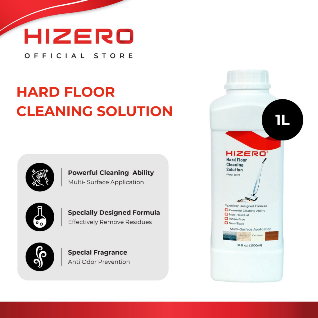 HIZERO Hard Floor Cleaning Solution (1L) Shopee Malaysia