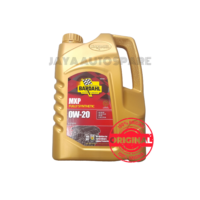 BARDAHL MXP Fully Synthetic 5W40 Engine Oil 4 Litre