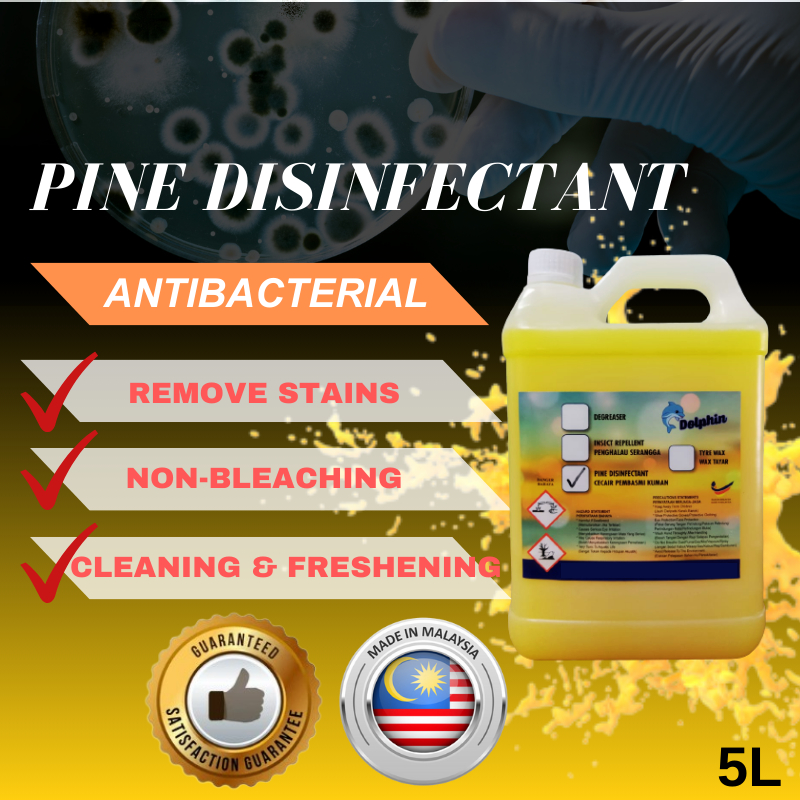 Pine Disinfectant Antibacterial Liquid 5 Litre / Pencuci Tandas Dettol