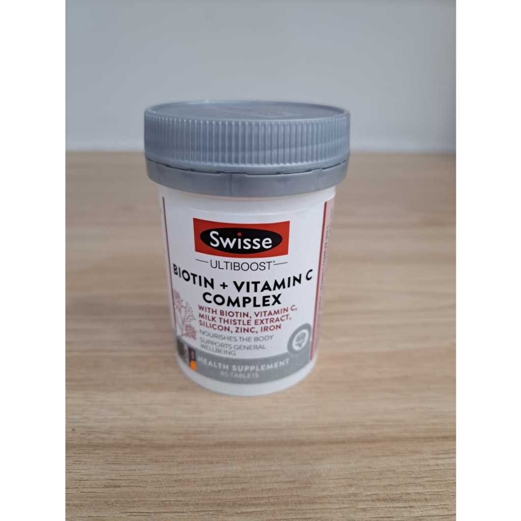 SWISSE ULTIBOOST Biotin + Vitamin C (30 TABLETS) HAIR SKIN NAILS