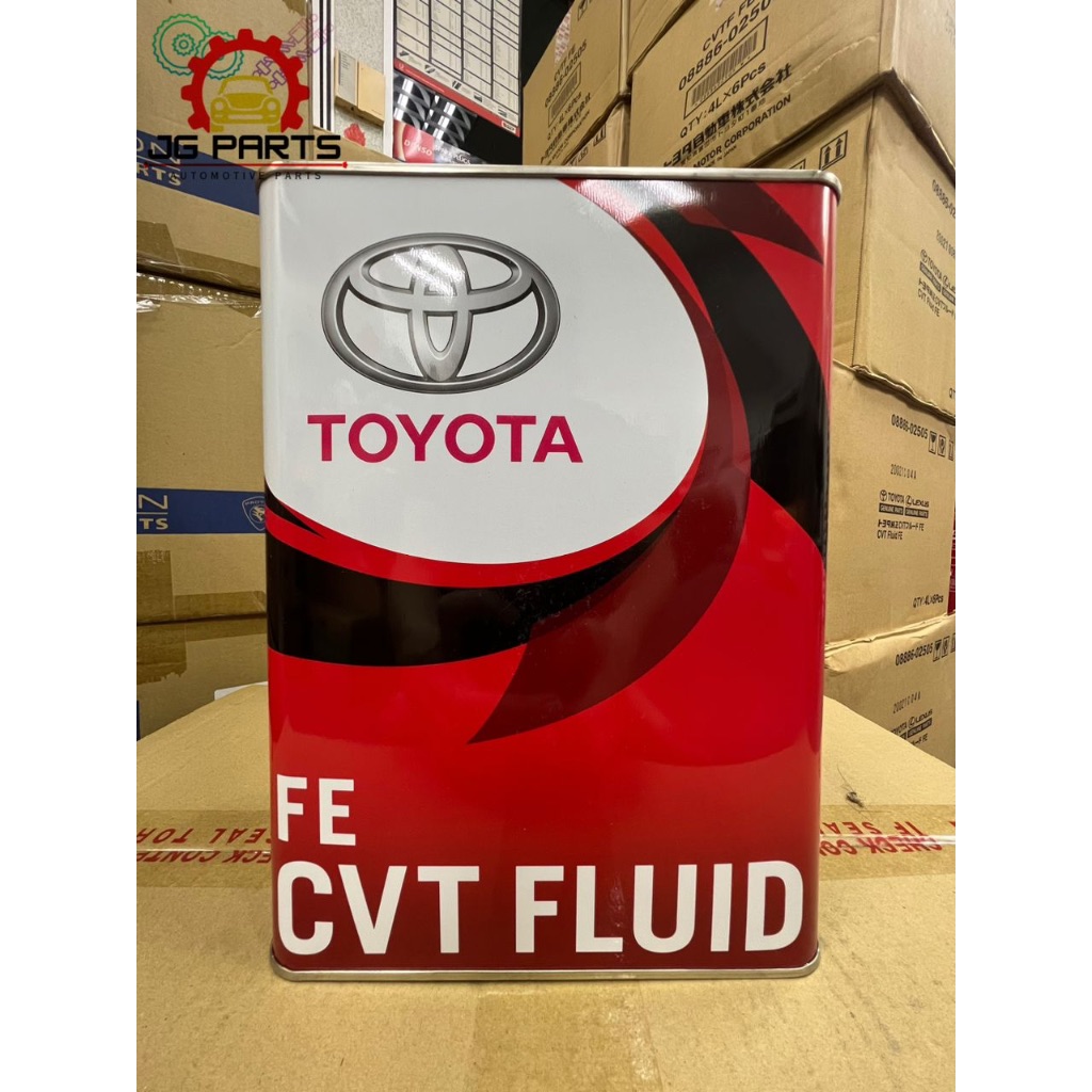 100% Ori Toyota CVT FE 08886-02505 Auto Gear Oil 4 Litres / Minyak Gear ...