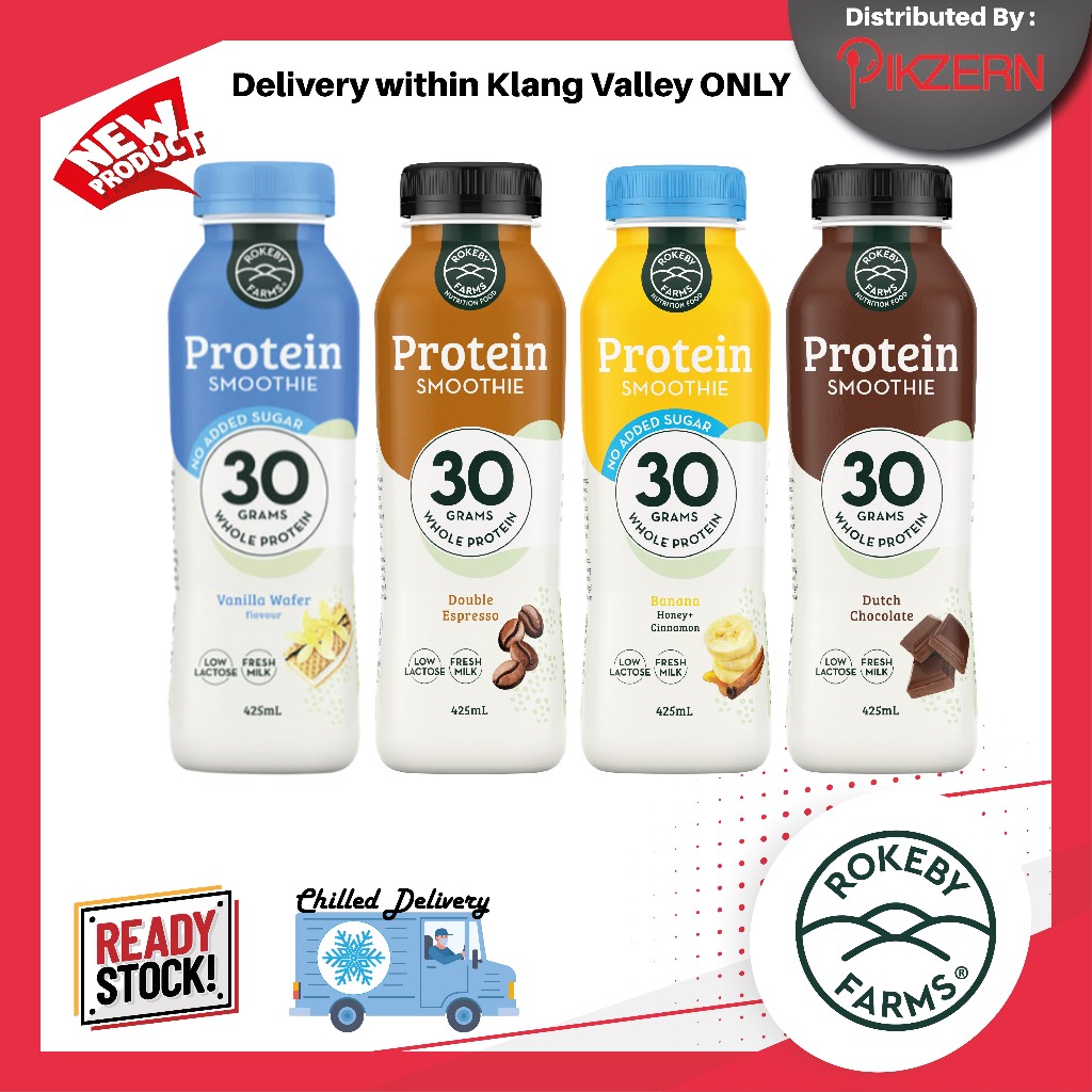 PIKZERN KLANG VALLEY ONLY ROKEBY FARMS 425ml Protein Smoothie Chocolate Espresso