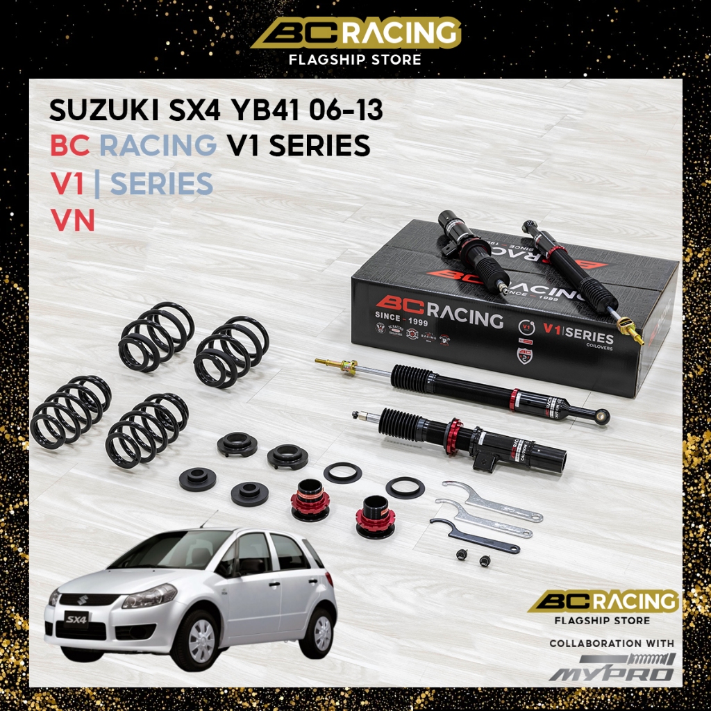 BC Racing V1 Series High Low Soft Hard Adjustable Absorber for Suzuki ...