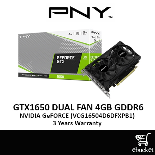 Pny geforce gtx best sale 1650 dual fan 4gb
