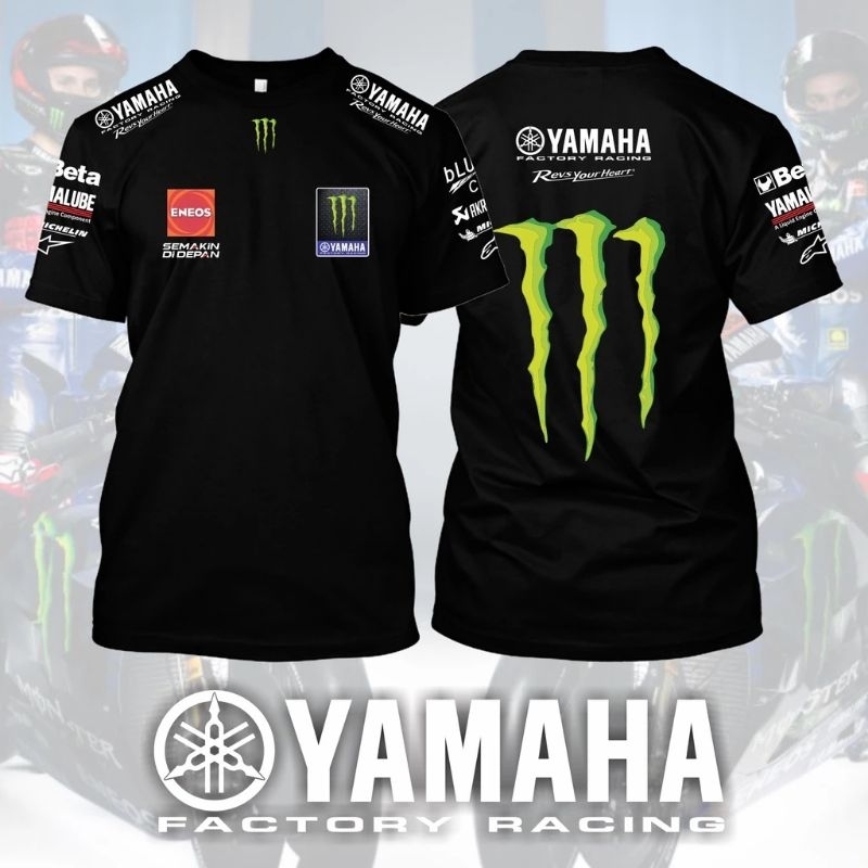 YAMAHA, Polo Monster Energy MotoGP Team Replica 2023