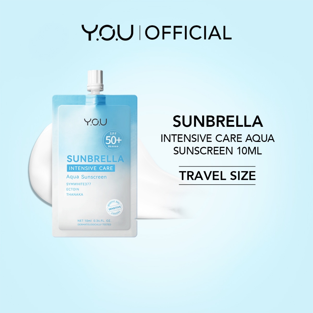 YOU Sunbrella Intensive Care Aqua Sunscreen UV SPF50+PA++++|Lightweight ...