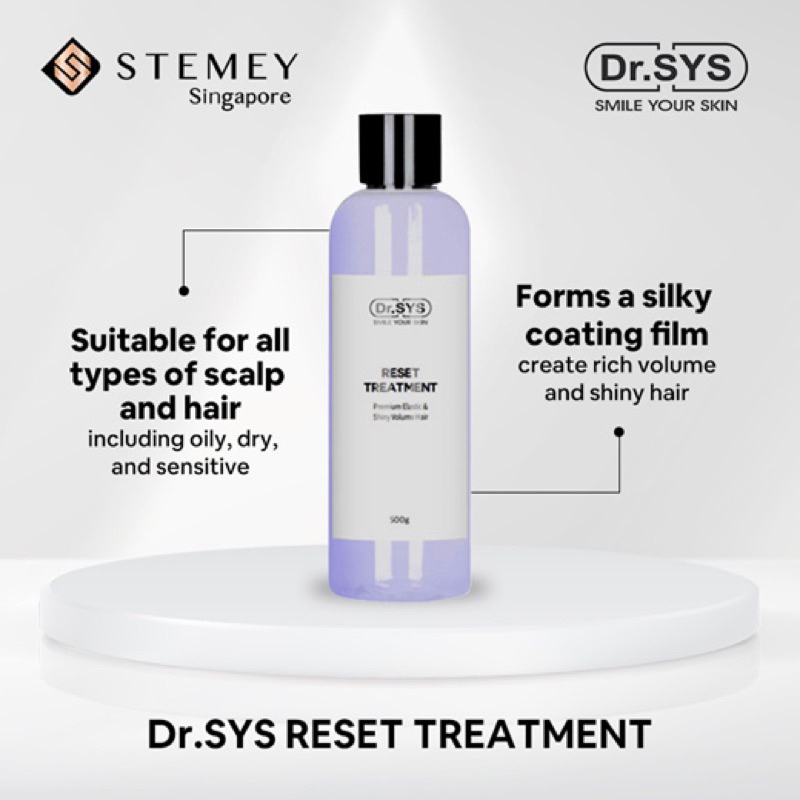 Ready Stock] Dr SYS Reset Cream Shampoo & Reset Treatment 500ml