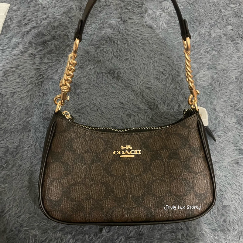 Shoulder Bag Beg Tangan Coach ???Authentic Coach Teri Shoulder Bag