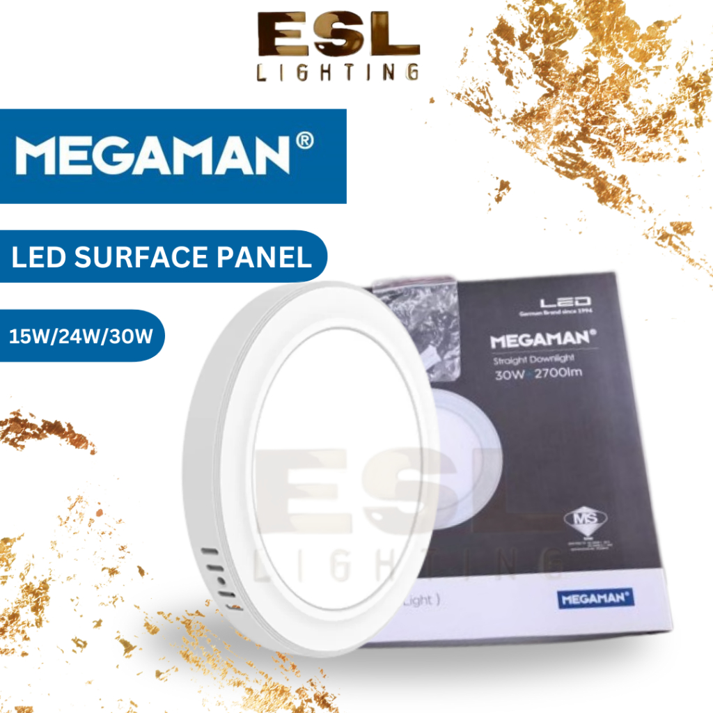 MEGAMAN LED Surface Downlight Round MTL-1033 15W/24W/30W Mounted ...