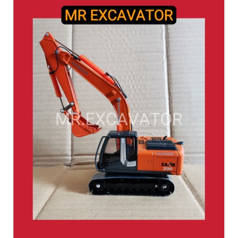 Hitachi ZX Zaxis ZX200 ZX200-3 Hydraulic Excavator Diecast Model 1