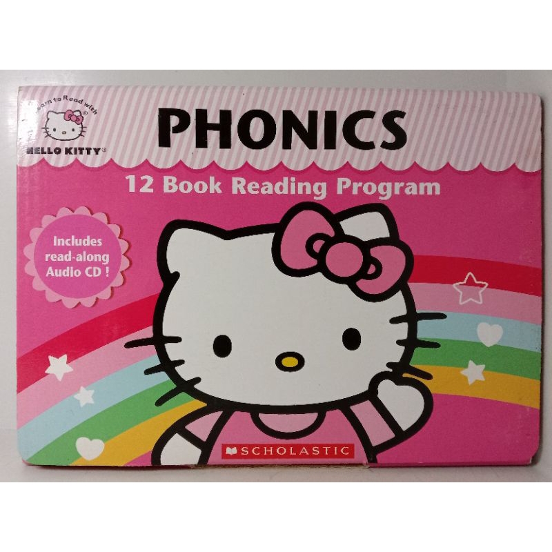 [Second Hand Children Book] Hello Kitty 12 book reading program(with